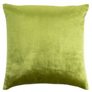Faux Silk Cushion - Olive Green 40cm x 40cm
