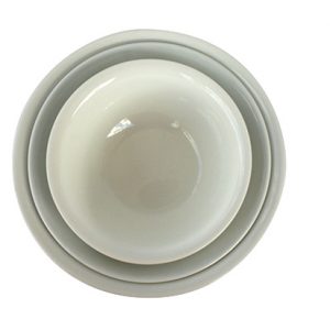 Large Ceramic Salad Bowl - White