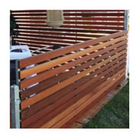 Timber Slat Fence