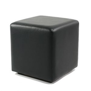 Ottoman Cube - Black
