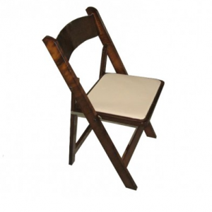 Padded Folding Chair- Wooden